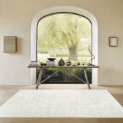Geo Modern Abstract Textured 410003 6161 Rugs in Cream