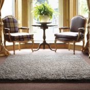 Imperial Shaggy Wool Rugs in Mid Mix 