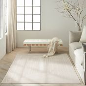 Irradiant IRR02 Ivory Abstract Rug By Calvin Klein