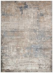 Luzon Abstract Rugs By Concept Loom LUZ802 in Taupe Blue