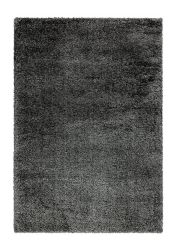 Payton Shaggy Soft Shimmer Rugs in Charcoal Grey