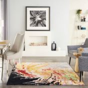 Prismatic PRS21 Abstract Wool Rugs in Multicolour