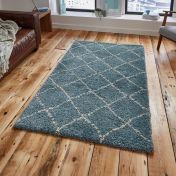Royal Nomadic 5413 Rugs in Teal Champagne