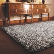 Imperial Shaggy Wool Rugs in Dove Grey