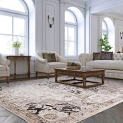 Sovereign Antique Persian Traditional Rugs in Grey Silver