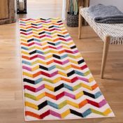 Ultimate Rug Spectra Coral Multicoloured Runner