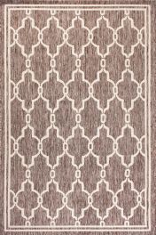 Rug Style Terrace Spanish Tile Taupe Natural Outdoor Rug