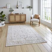 Think Rugs Creation 50112 Beige Multi Traditional Super Soft Rug