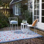 Laura Ashley Thorncliff 480308 Sky Blue Outdoor Rug