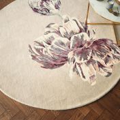 Tranquility Round Rugs 56001 by Ted Baker in Beige