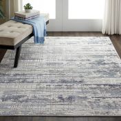 Urban Decor Rugs URD01 by Nourison in Slate and Ivory