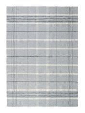 Modern Winnie Modern Tartan Check Heritage Rugs in Grey