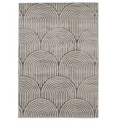 Zoe Deco Natural 3D Abstract Modern Rug by Oriental Weavers
